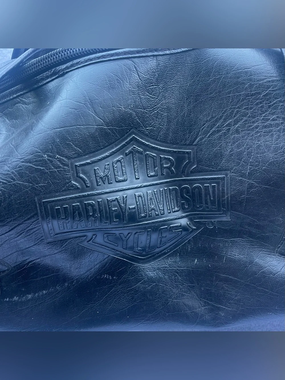 Vintage Harley-Davidson Motorcycle Tour / Luggage Bag 🖤🏍️ Moto Travel Sissy Bar